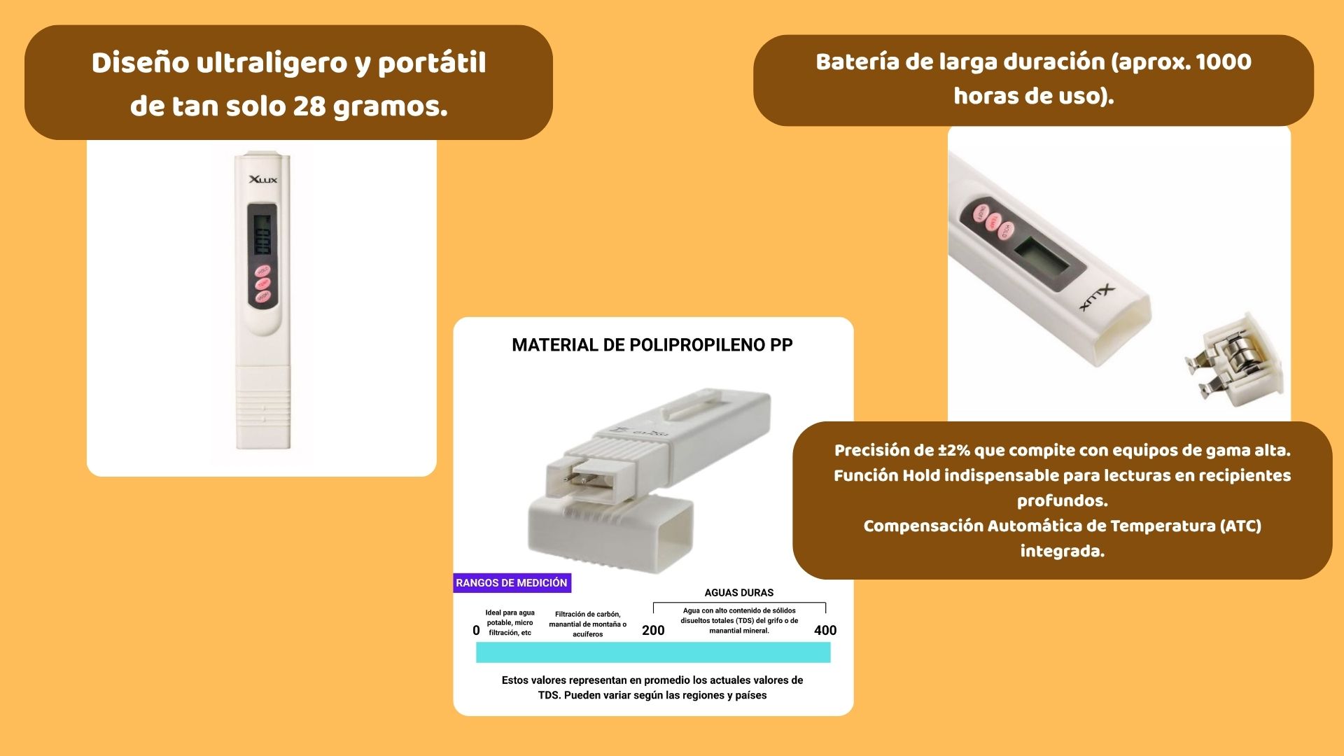 Medidor de TDS XLUX