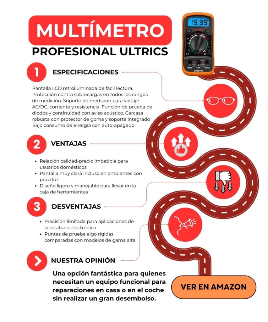 02 - Informe detallado - Mejores Multimetros y Pinzas - Multimetro ULTRICS