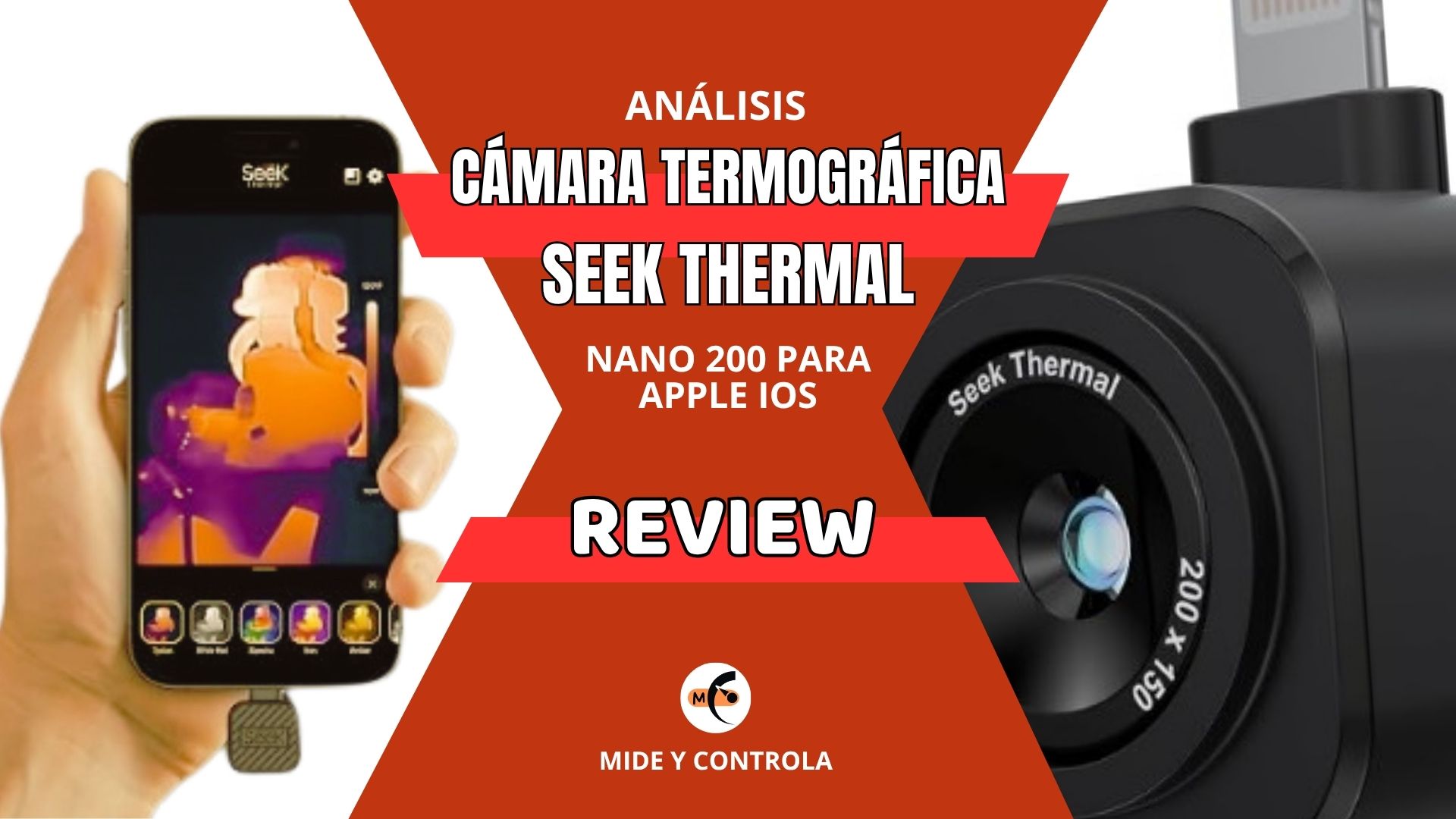 Cámara Termográfica SEEK Thermal Nano 200 para iPhone