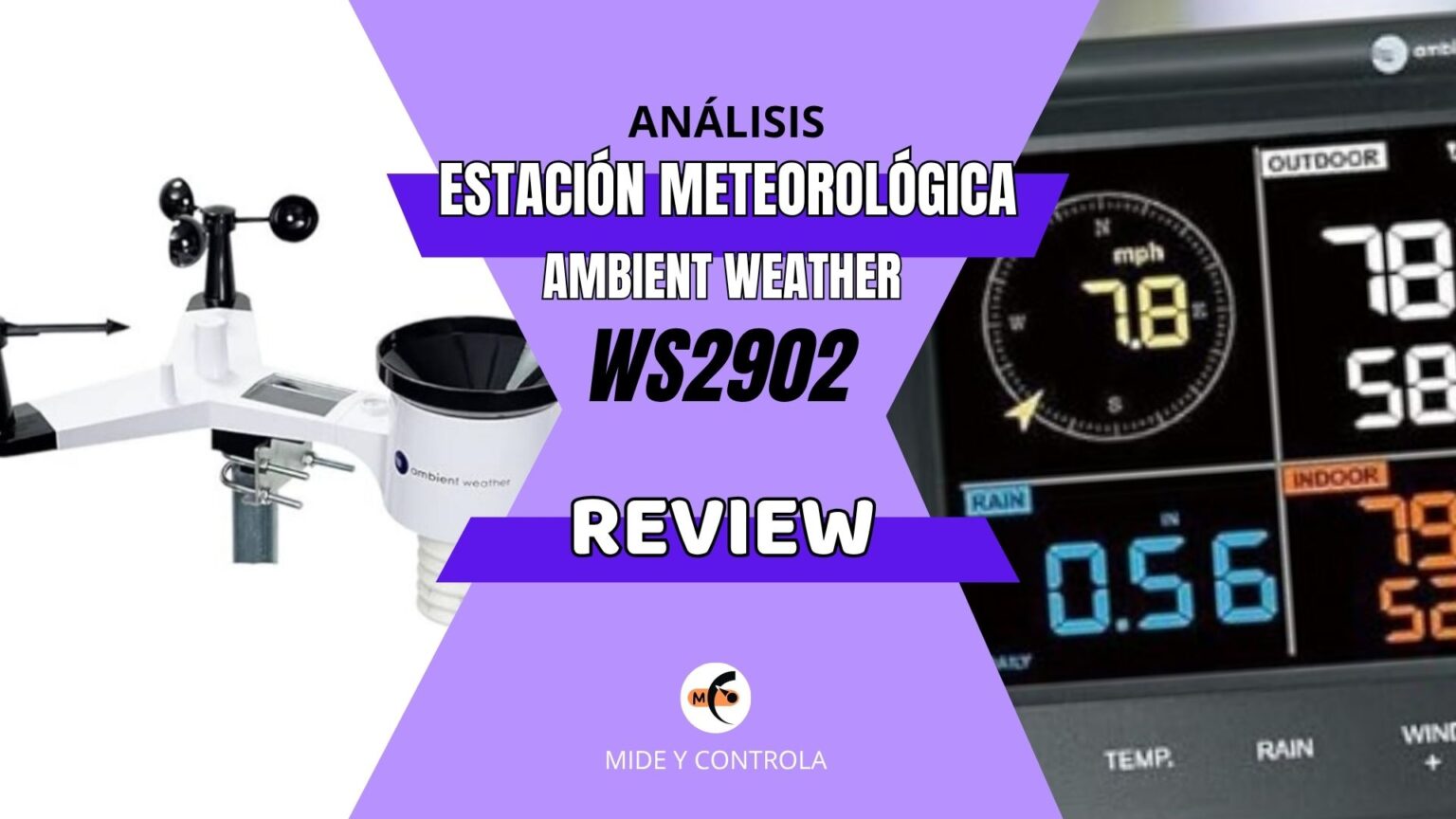 Estación Meteorológica Ambient Weather WS-2902 - Análisis completo 2026