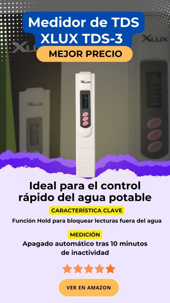 Medidor de TDS XLUX TDS-3