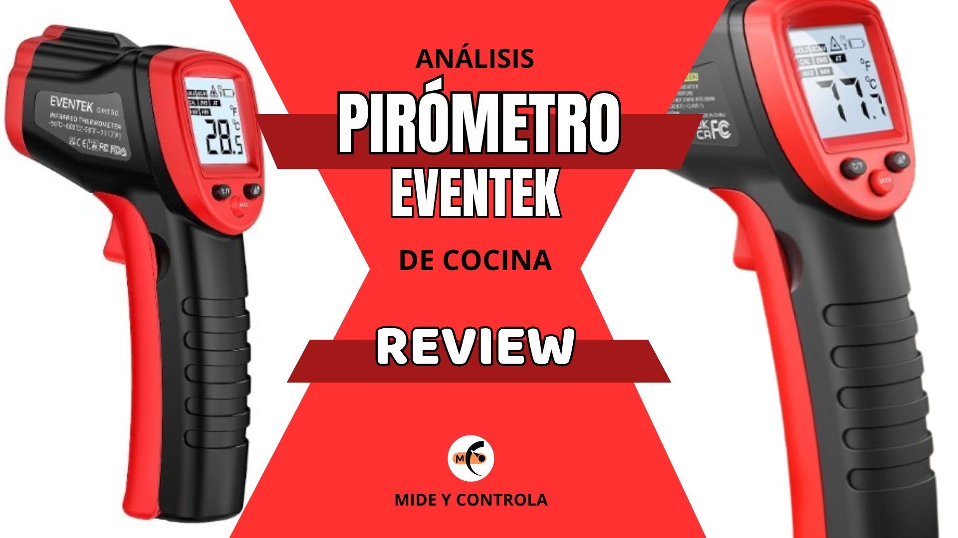 Pirómetro Cocina Eventek