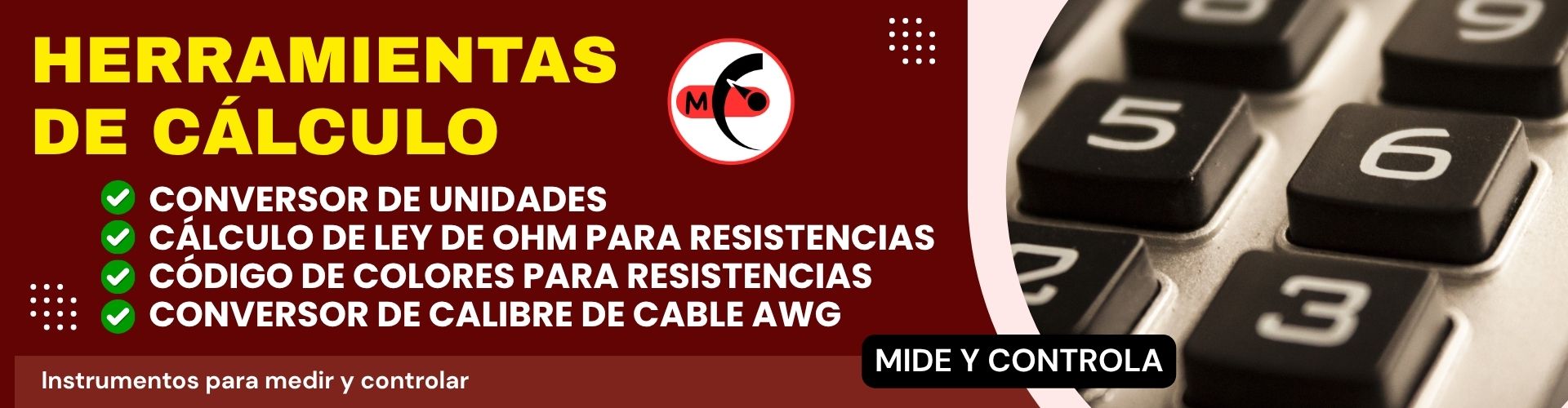 Herramientas de Calculo - Mide y Controla