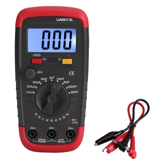 Capacímetro digital portátil Zerodis
